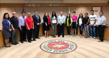 SAUSD honors Armstrong Memorial Sports Foundation